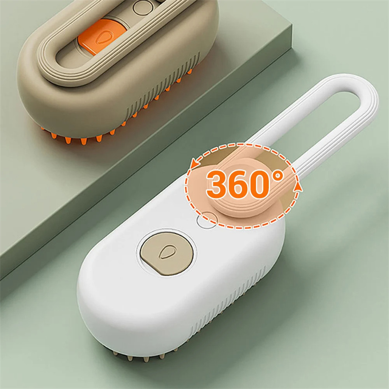 Cepillo Eléctrico 3-en-1 para Limpieza de Mascotas